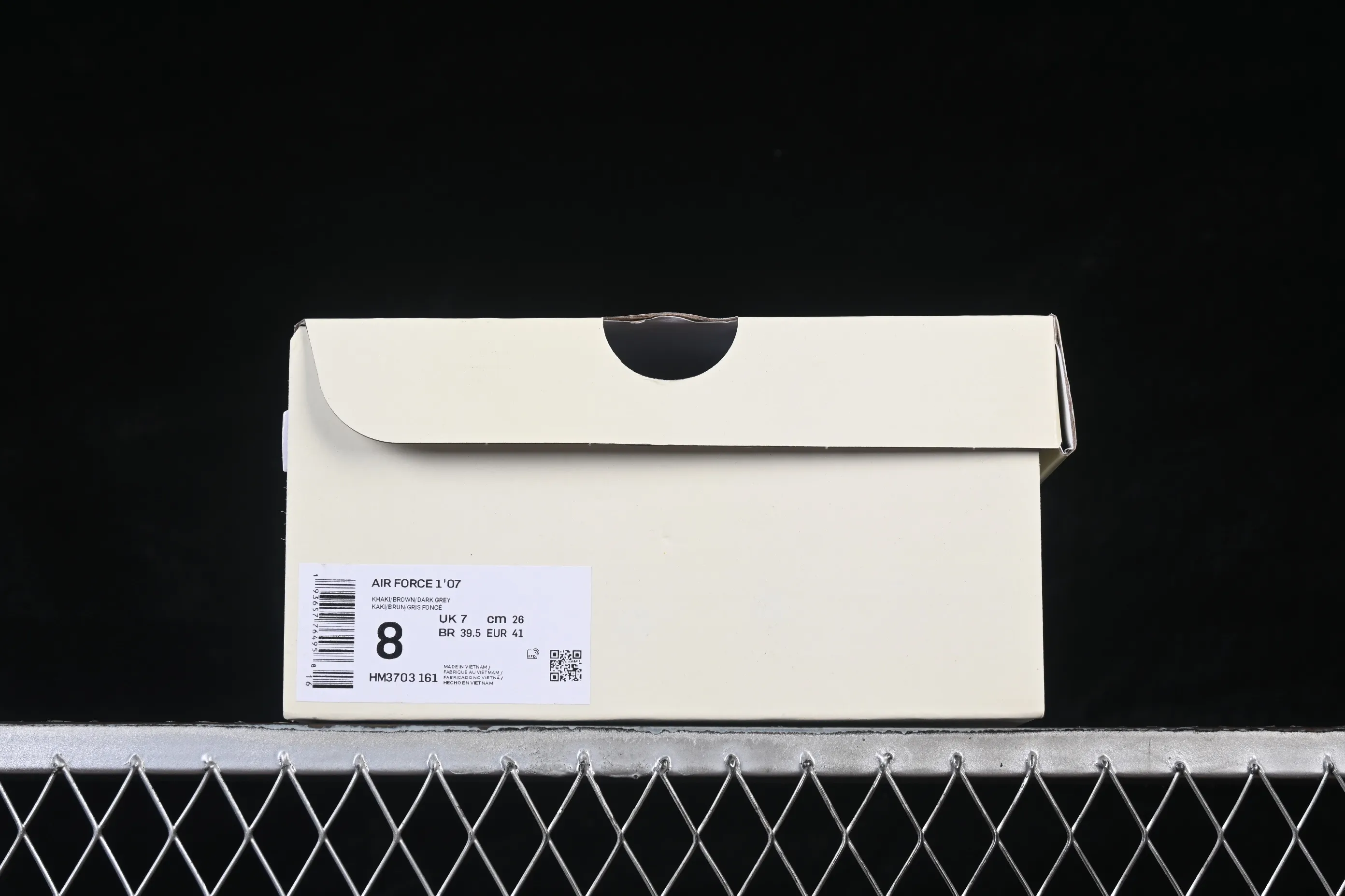 All categories Nk Air Force 1 Air Force series Nk Air Force 1 Low Air Force low-top Nike Air Force 1'07 Low white, gray and blue stitching Air Force 1 low-top casual sneakers HM3703-161